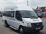 Бесплатный автобус Genser в пункт аренды автомобилей АрендаАвто-бкн на Новорязанском шоссе